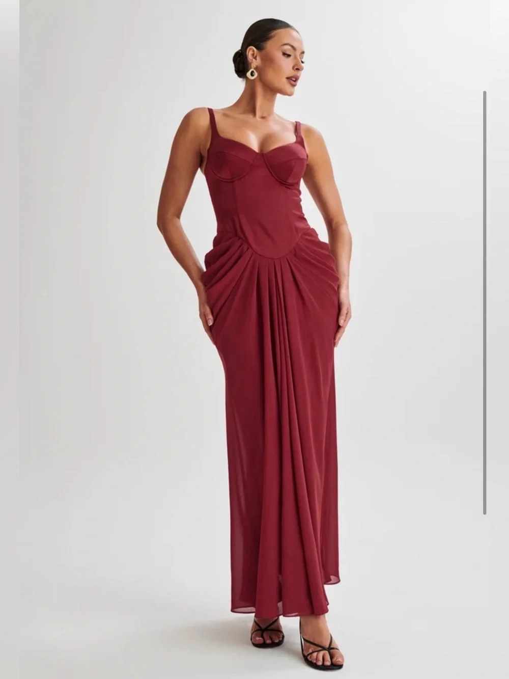 Meshki Leila Satin Corset Dress